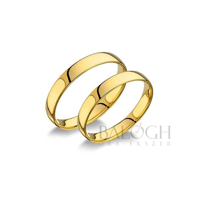 14 karátos karikagyűrű. Az ár párban értendő. Típus: C35
