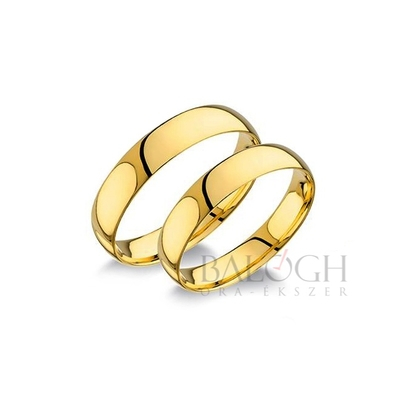 14 karátos karikagyűrű. Az ár párban értendő. Típus: C50