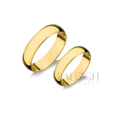 14 karátos karikagyűrű. Az ár párban értendő. Típus: F-5-AC