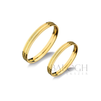 14 karátos karikagyűrű. Az ár párban értendő. Típus: H3010-AC