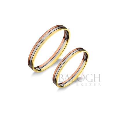 14 karátos karikagyűrű. Az ár párban értendő. Típus: H3020-AC