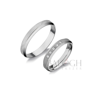 14 karátos karikagyűrű. Az ár párban értendő. Típus: H406-AC