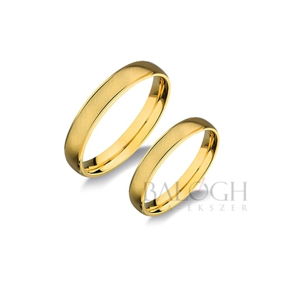 14 karátos karikagyűrű. Az ár párban értendő. Típus: H409-AC