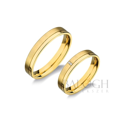14 karátos karikagyűrű. Az ár párban értendő. Típus: H425-AC