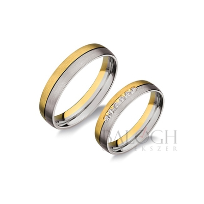 14 karátos karikagyűrű. Az ár párban értendő. Típus: H543-AC
