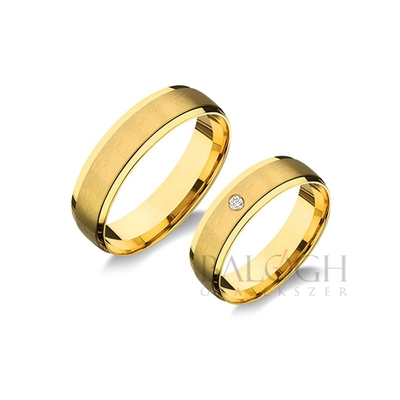 14 karátos karikagyűrű. Az ár párban értendő. Típus: H640-AC
