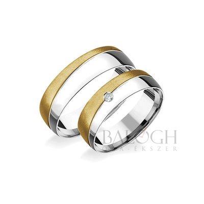 14 karátos karikagyűrű. Az ár párban értendő. Típus: L-101