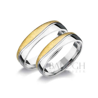 14 karátos karikagyűrű. Az ár párban értendő. Típus: L-103