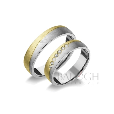 14 karátos karikagyűrű. Az ár párban értendő. Típus: L-12