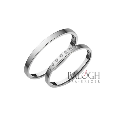14 karátos karikagyűrű. Az ár párban értendő. Típus: L-132