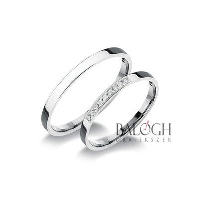 14 karátos karikagyűrű. Az ár párban értendő. Típus: L-133