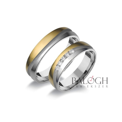 14 karátos karikagyűrű. Az ár párban értendő. Típus: L-143