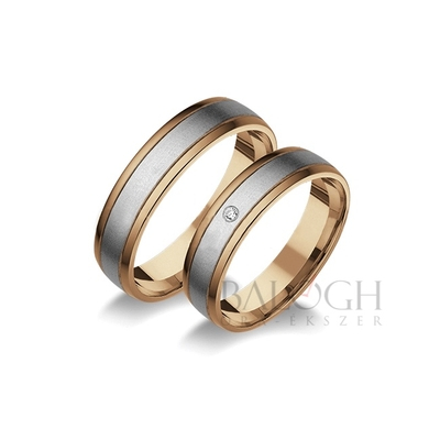 14 karátos karikagyűrű. Az ár párban értendő. Típus: L-152