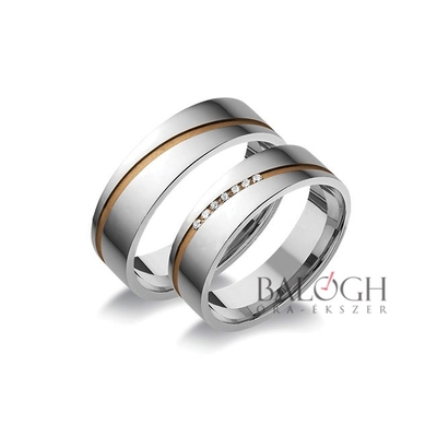 14 karátos karikagyűrű. Az ár párban értendő. Típus: L-22