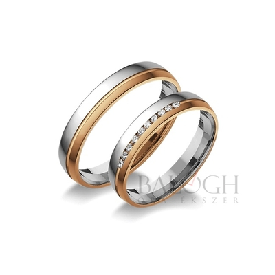 14 karátos karikagyűrű. Az ár párban értendő. Típus: L-3