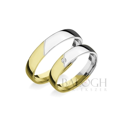 14 karátos karikagyűrű. Az ár párban értendő. Típus: L-6
