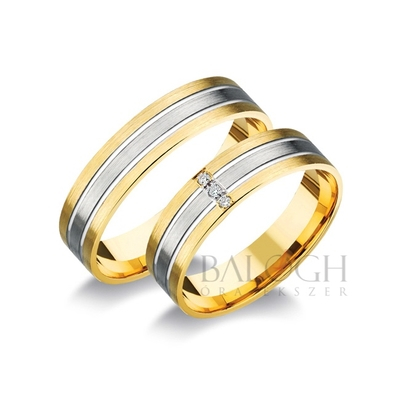 14 karátos karikagyűrű. Az ár párban értendő. Típus: L-7