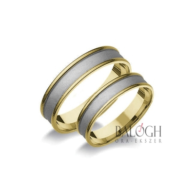 14 karátos karikagyűrű. Az ár párban értendő. Típus: P-12