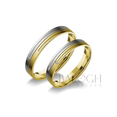 14 karátos karikagyűrű. Az ár párban értendő. Típus: P-22