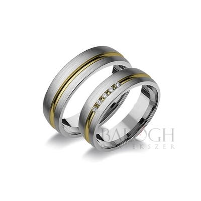 14 karátos karikagyűrű. Az ár párban értendő. Típus: P-32