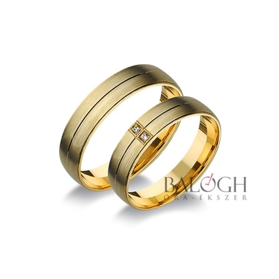 14 karátos karikagyűrű. Az ár párban értendő. Típus: P-43