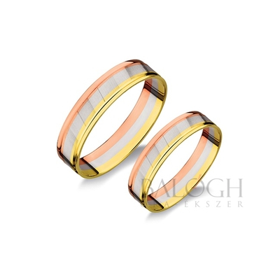 14 karátos karikagyűrű. Az ár párban értendő. Típus: R-101-AC