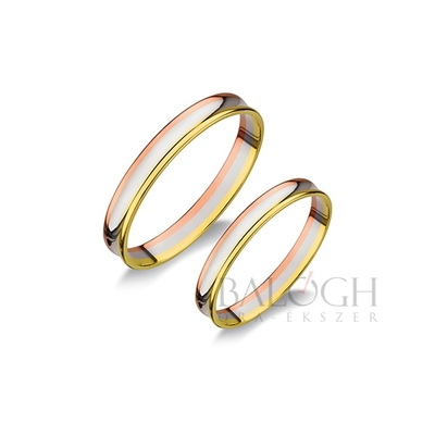 14 karátos karikagyűrű. Az ár párban értendő. Típus: R-104-AC
