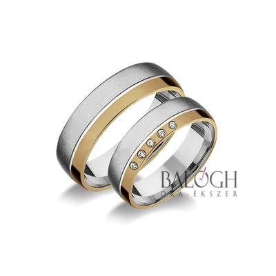 14 karátos karikagyűrű. Az ár párban értendő. Típus: R-107