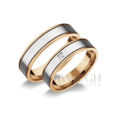 14 karátos karikagyűrű. Az ár párban értendő. Típus: R-115