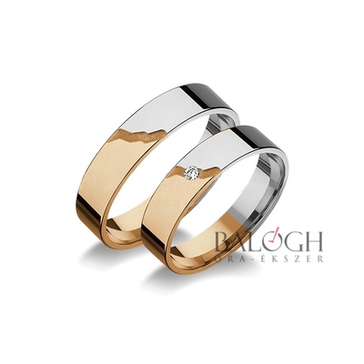 14 karátos karikagyűrű. Az ár párban értendő. Típus: R-116