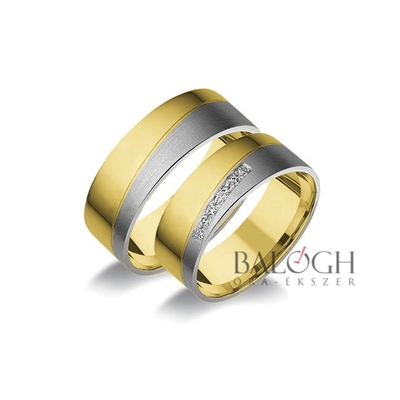 14 karátos karikagyűrű. Az ár párban értendő. Típus: R-159