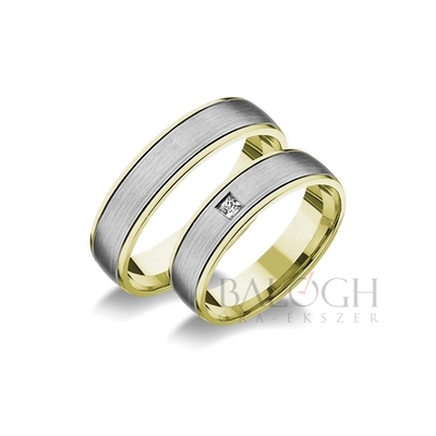 14 karátos karikagyűrű. Az ár párban értendő. Típus: R-212