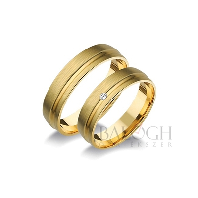 14 karátos karikagyűrű. Az ár párban értendő. Típus: R-213