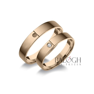 14 karátos karikagyűrű. Az ár párban értendő. Típus: R-229