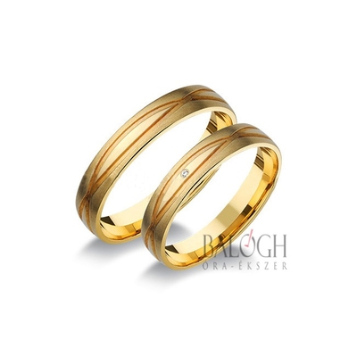 14 karátos karikagyűrű. Az ár párban értendő. Típus: R-273