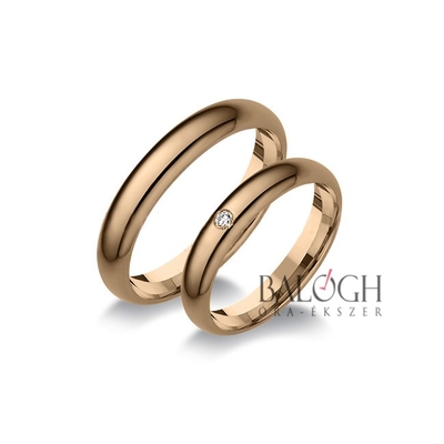 14 karátos karikagyűrű. Az ár párban értendő. Típus: R-280