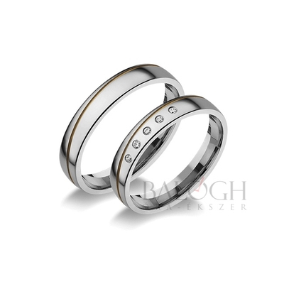 14 karátos karikagyűrű. Az ár párban értendő. Típus: R-342