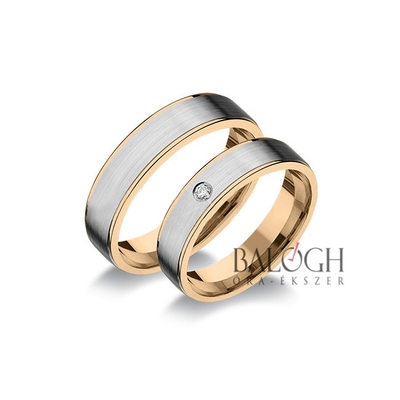 14 karátos karikagyűrű. Az ár párban értendő. Típus: R-349