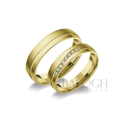 14 karátos karikagyűrű. Az ár párban értendő. Típus: R-351