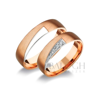 14 karátos karikagyűrű. Az ár párban értendő. Típus: R-353