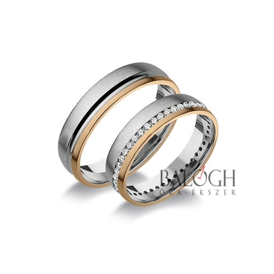 14 karátos karikagyűrű. Az ár párban értendő. Típus: R-358