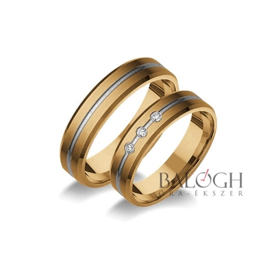 14 karátos karikagyűrű. Az ár párban értendő. Típus: R-421