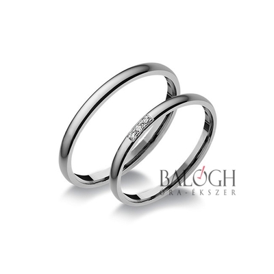 14 karátos karikagyűrű. Az ár párban értendő. Típus: R-450