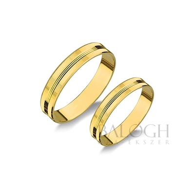 14 karátos karikagyűrű. Az ár párban értendő. Típus: R-7-AC
