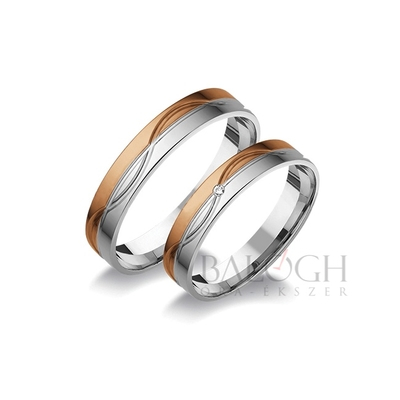 14 karátos karikagyűrű. Az ár párban értendő. Típus: R-712