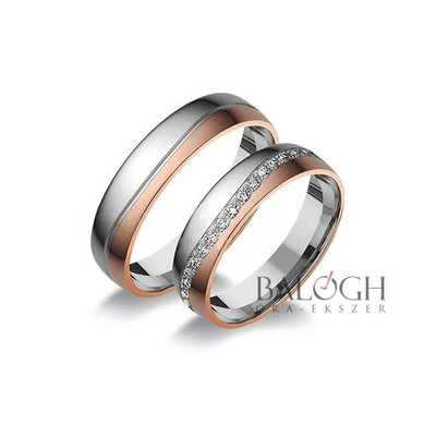 14 karátos karikagyűrű. Az ár párban értendő. Típus: R-717