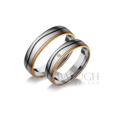 14 karátos karikagyűrű. Az ár párban értendő. Típus: R-722