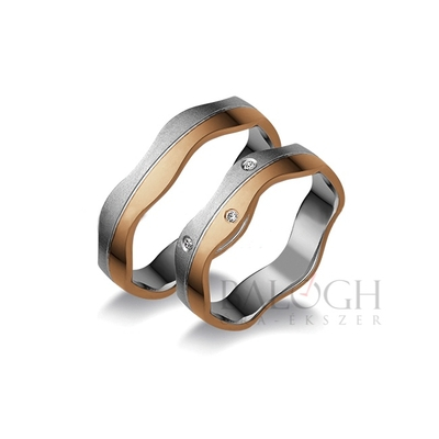 14 karátos karikagyűrű. Az ár párban értendő. Típus: R-740