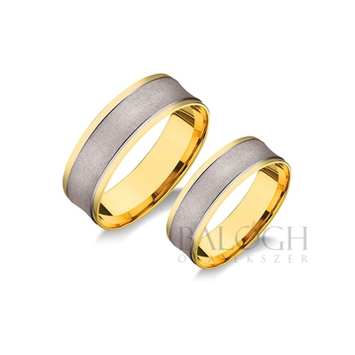 14 karátos karikagyűrű. Az ár párban értendő. Típus: R-8-AC