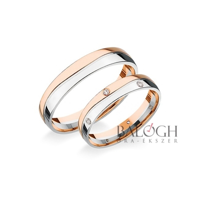 14 karátos karikagyűrű. Az ár párban értendő. Típus: RA-3410